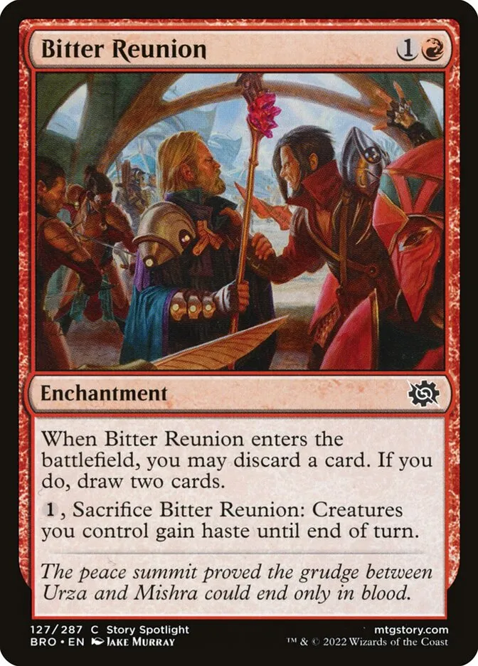 2022 The Brothers' War Bitter Reunion #127 common card image