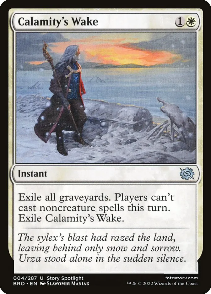 2022 The Brothers' War Calamity's Wake uncommon #4 uncommon card image