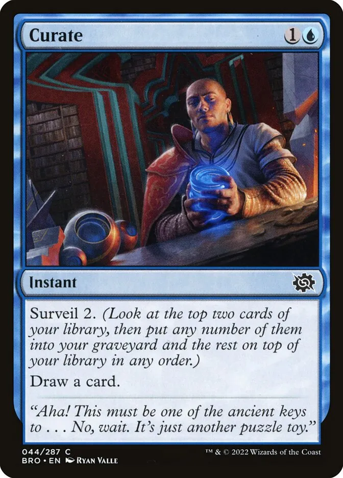 2022 The Brothers' War Curate common #44 common card image