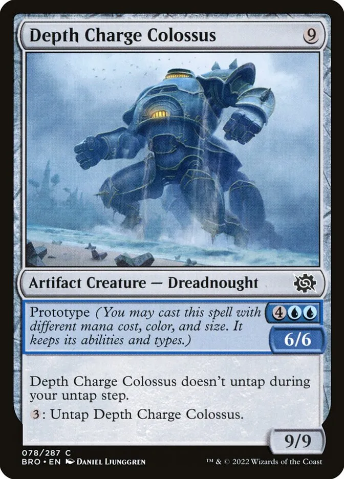 2022 The Brothers' War Depth Charge Colossus #78 common card image