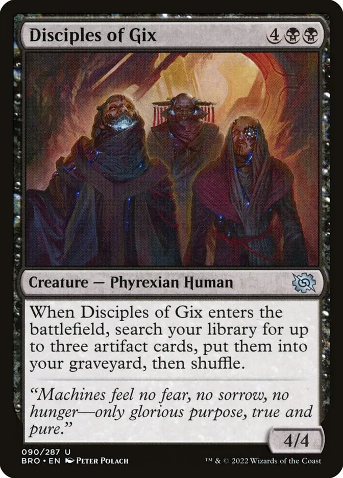 2022 The Brothers' War Disciples of Gix #90 uncommon card image