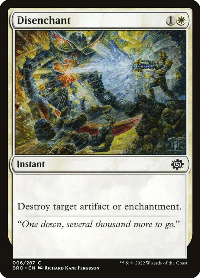 2022 The Brothers' War Disenchant common #6 common card image