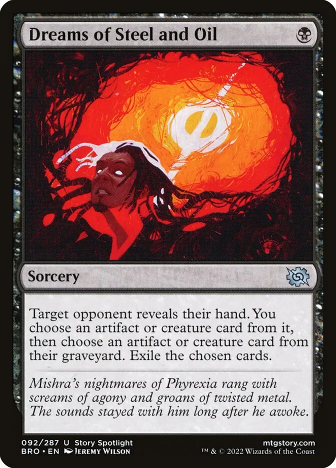 2022 The Brothers' War Dreams of Steel and Oil #92 uncommon card image