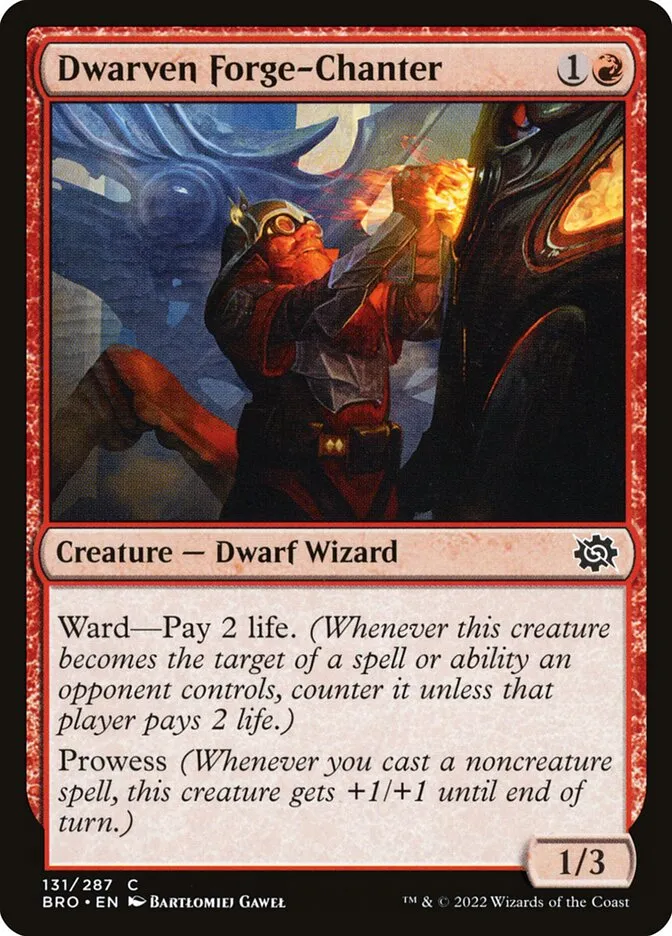 2022 The Brothers' War Dwarven Forge-Chanter #131 common card image