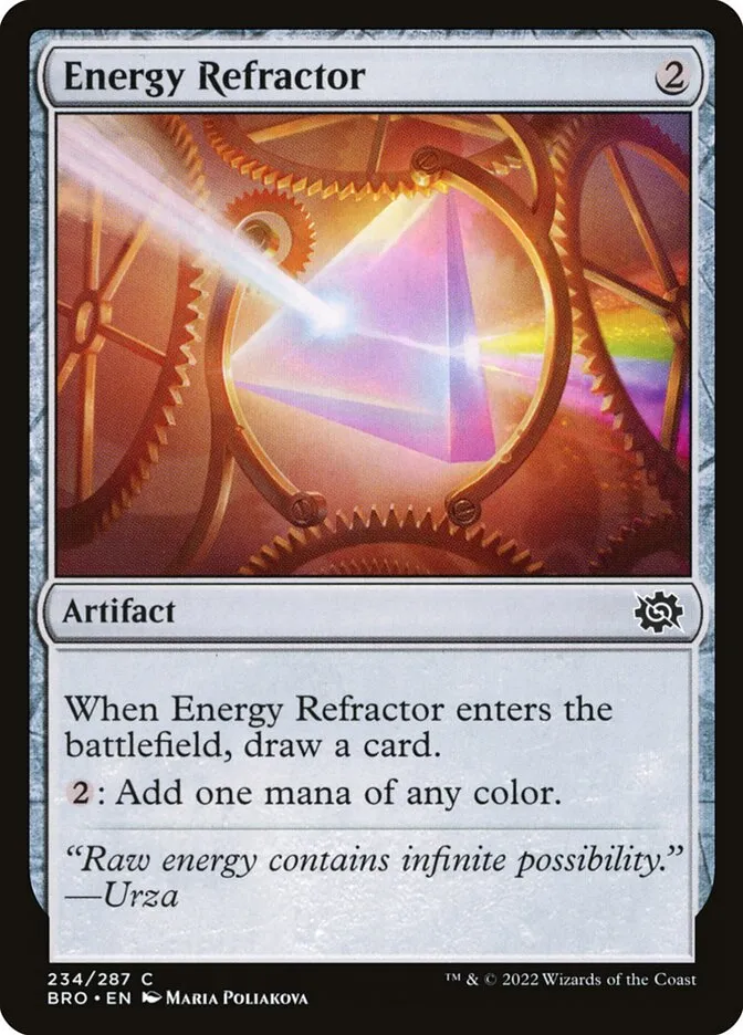 2022 The Brothers' War Energy Refractor #234 common card image