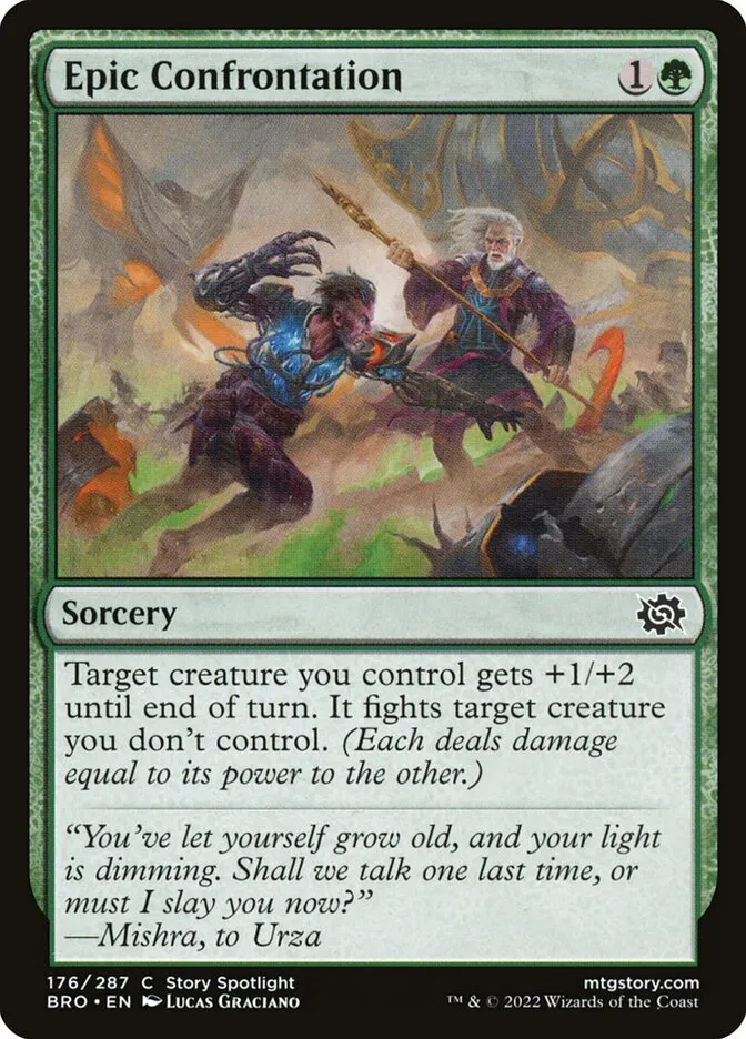 2022 The Brothers' War Epic Confrontation common #176 common card image