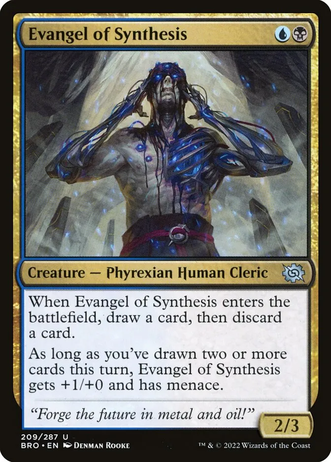 2022 The Brothers' War Evangel of Synthesis uncommon #209 uncommon card image