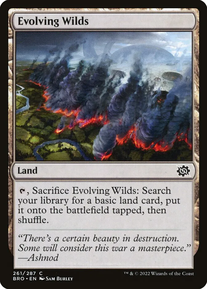 2022 The Brothers' War Evolving Wilds common #261 common card image