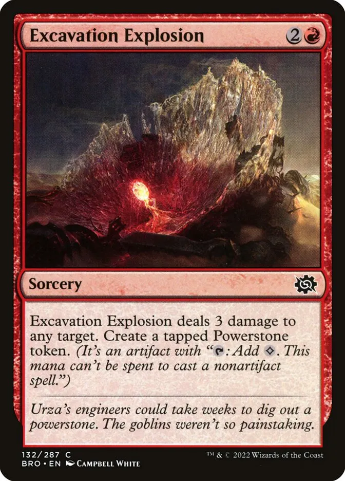2022 The Brothers' War Excavation Explosion #132 common card image