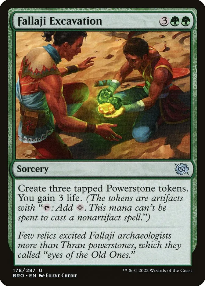 2022 The Brothers' War Fallaji Excavation #178 uncommon card image