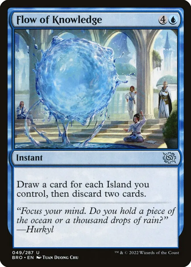 2022 The Brothers' War Flow of Knowledge uncommon #49 uncommon card image