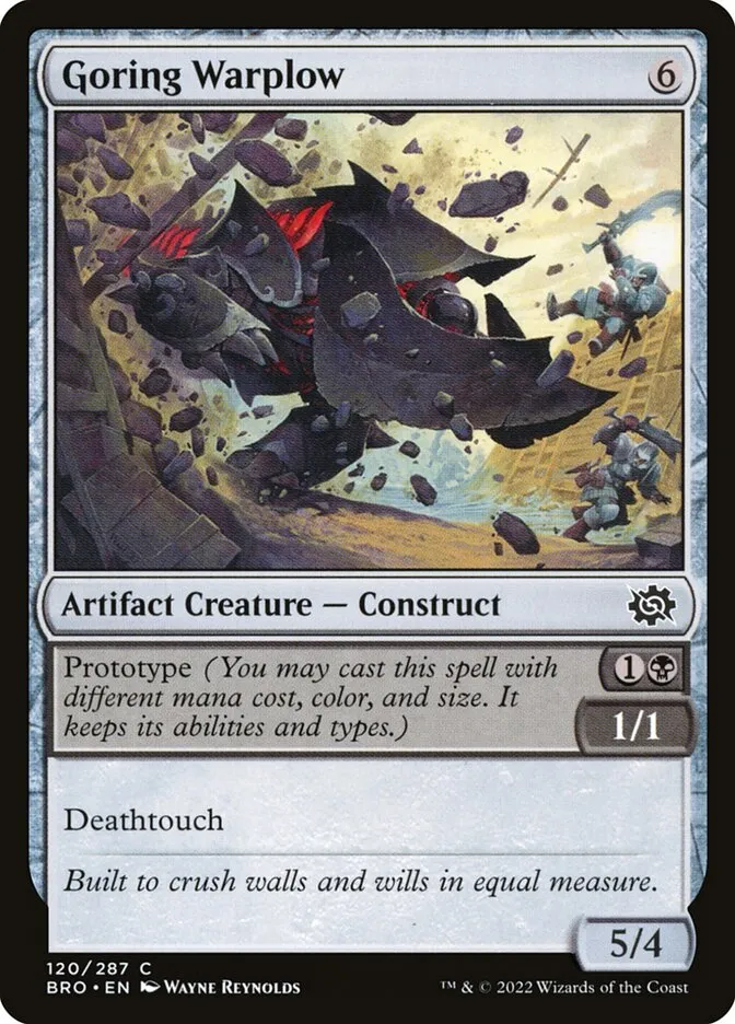 2022 The Brothers' War Goring Warplow #120 common card image
