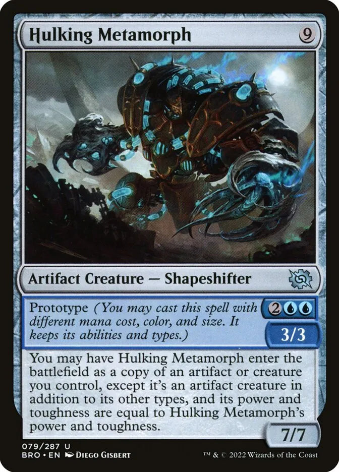 2022 The Brothers' War Hulking Metamorph #79 uncommon card image