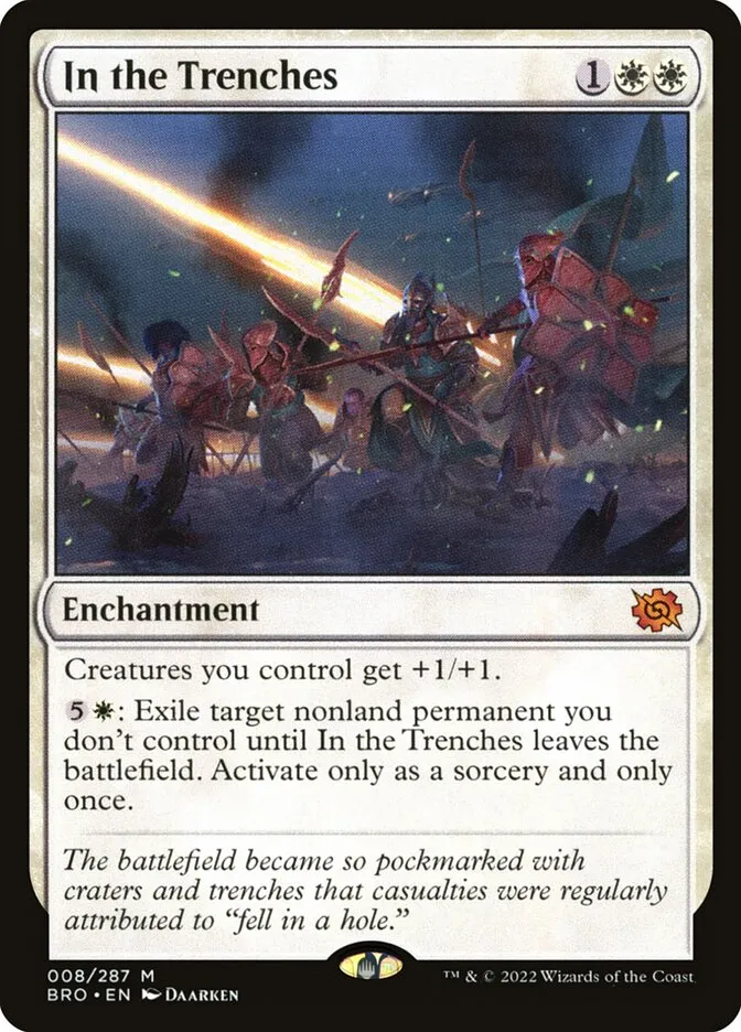 2022 The Brothers' War In the Trenches mythic #8 mythic card image