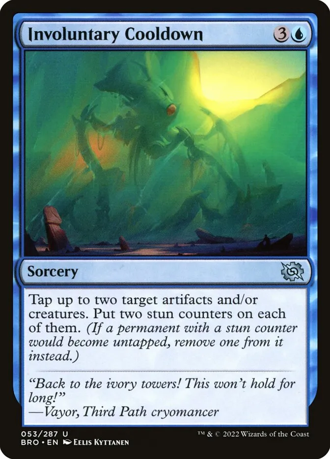 2022 The Brothers' War Involuntary Cooldown uncommon #53 uncommon card image