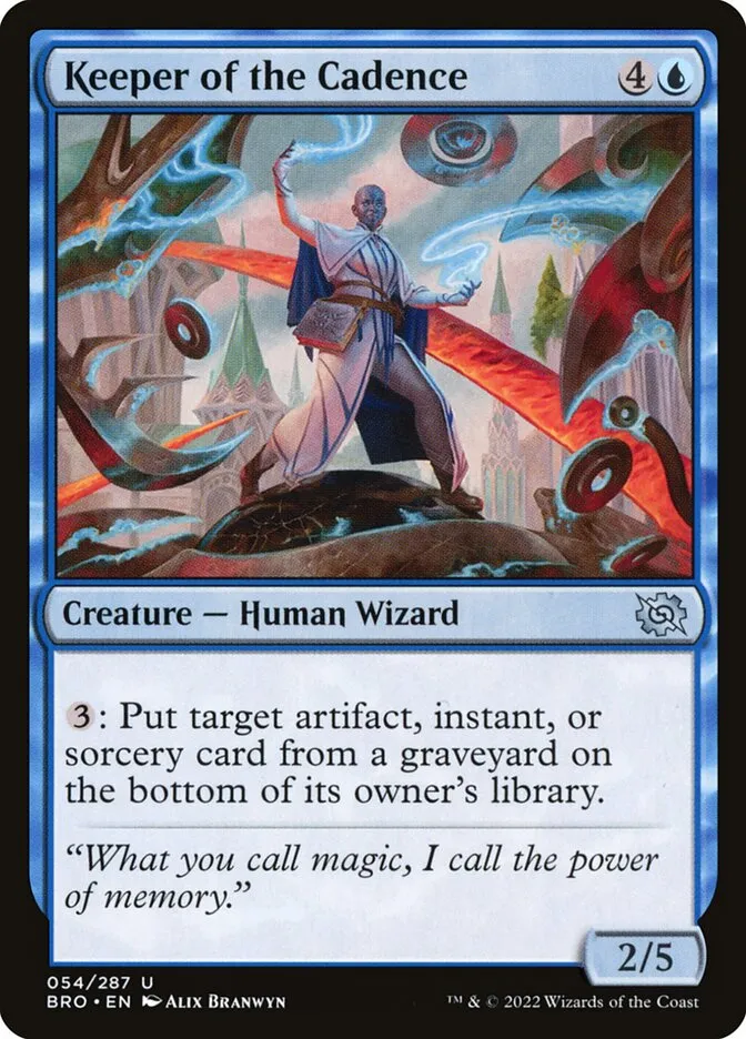 2022 The Brothers' War Keeper of the Cadence uncommon #54 uncommon card image