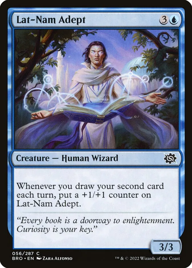 2022 The Brothers' War Lat-Nam Adept common #56 common card image