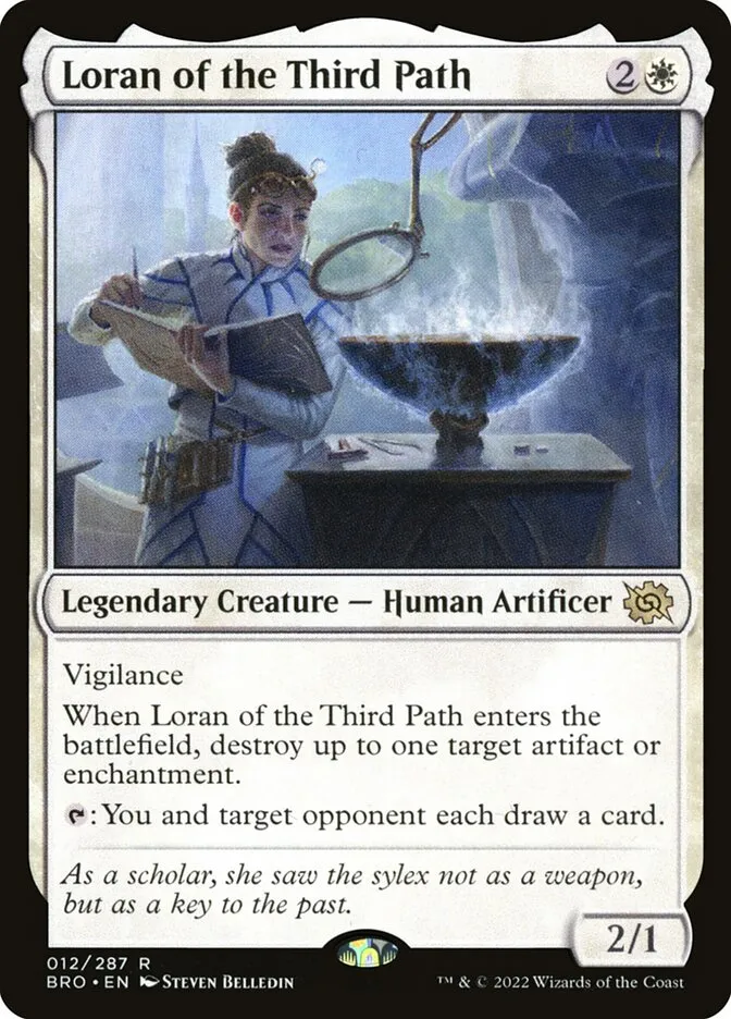 2022 The Brothers' War Loran of the Third Path rare #12 rare card image