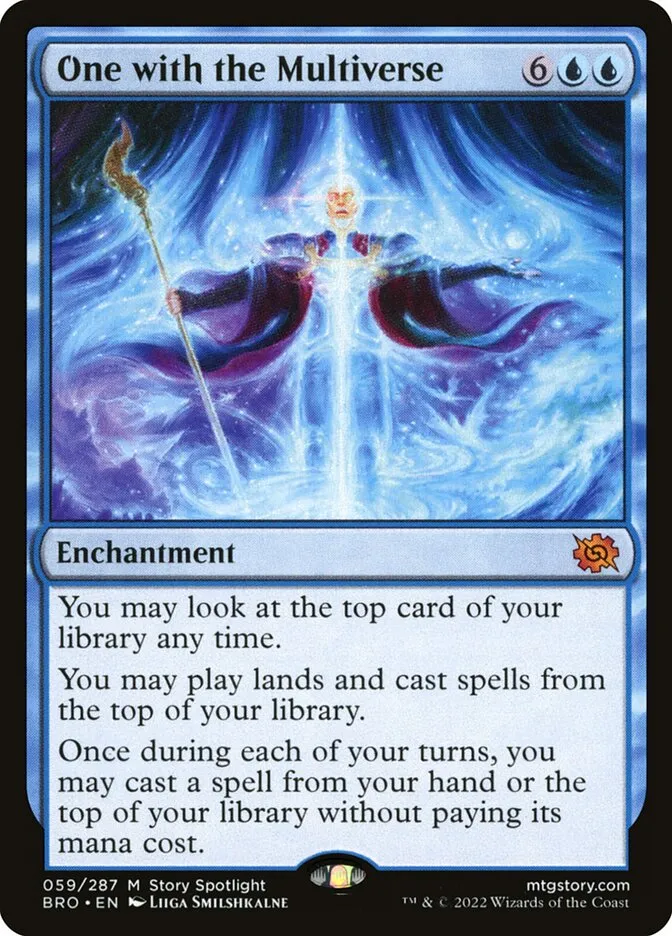 2022 The Brothers' War One with the Multiverse mythic #59 mythic card image