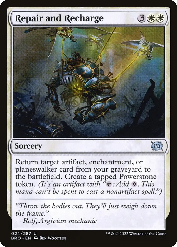 2022 The Brothers' War Repair and Recharge uncommon #24 uncommon card image