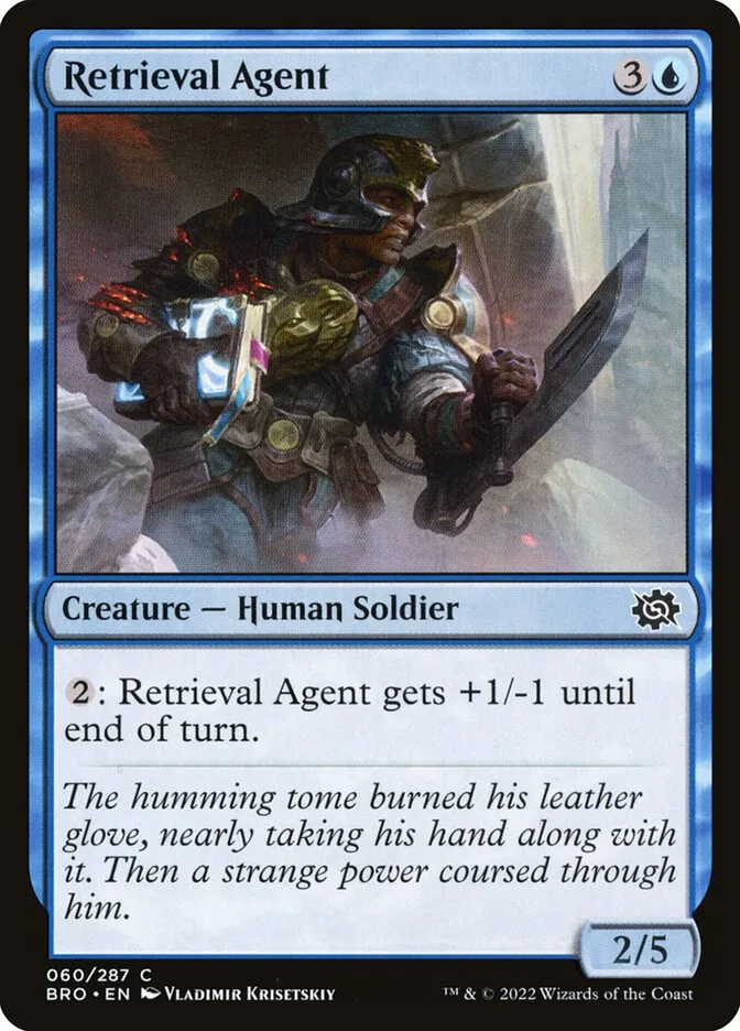2022 The Brothers' War Retrieval Agent common #60 common card image