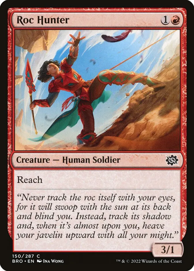 2022 The Brothers' War Roc Hunter #150 common card image
