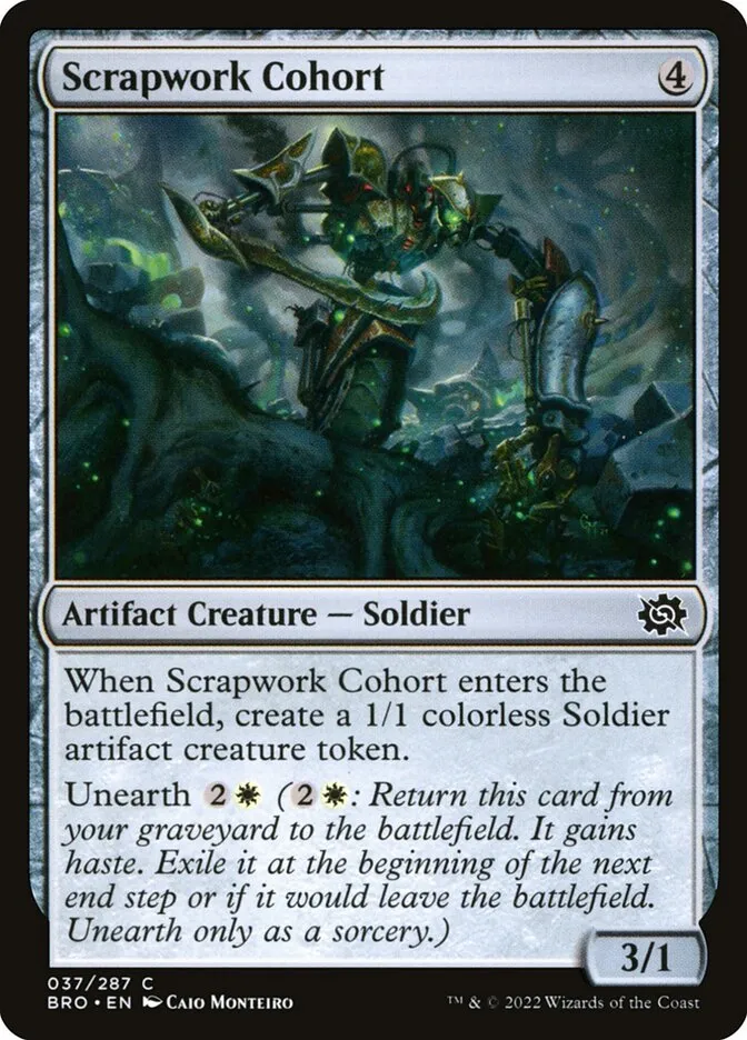 2022 The Brothers' War Scrapwork Cohort common #37 common card image