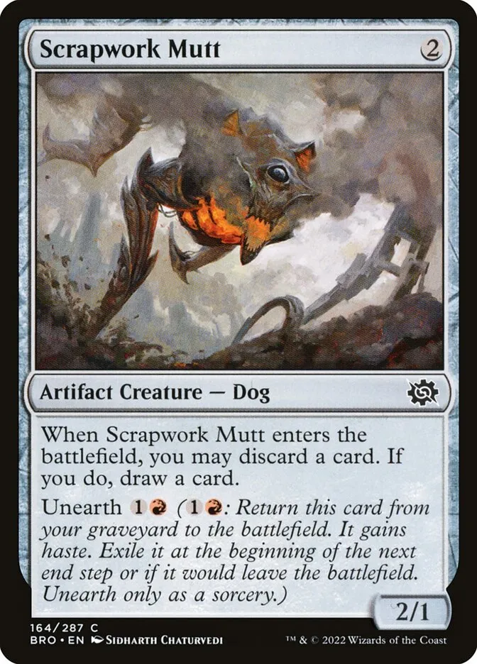 2022 The Brothers' War Scrapwork Mutt common #164 common card image
