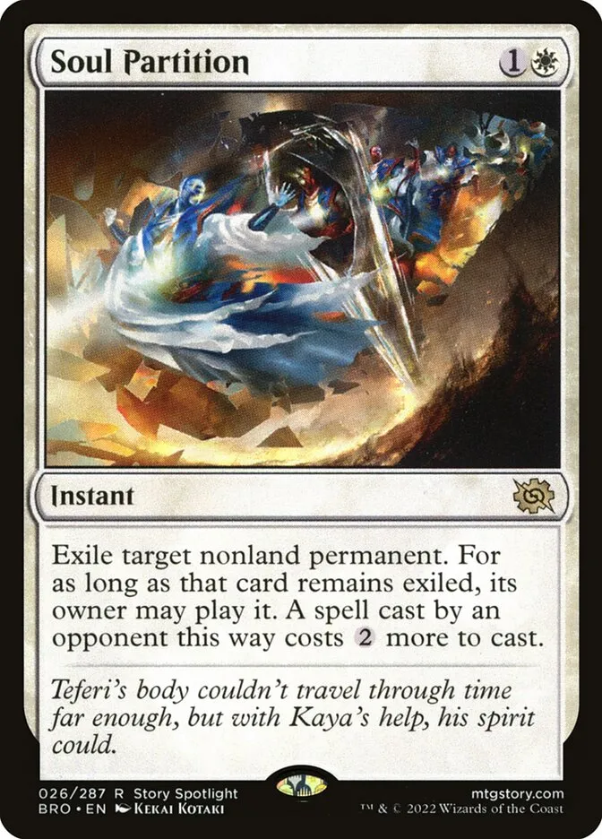 2022 The Brothers' War Soul Partition rare #26 rare card image