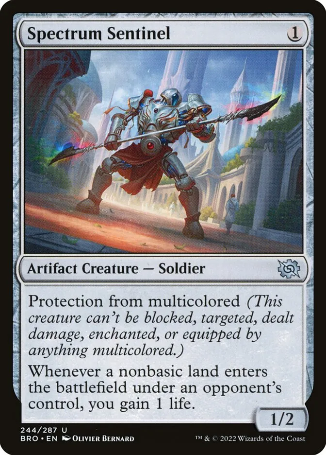 2022 The Brothers' War Spectrum Sentinel #244 uncommon card image