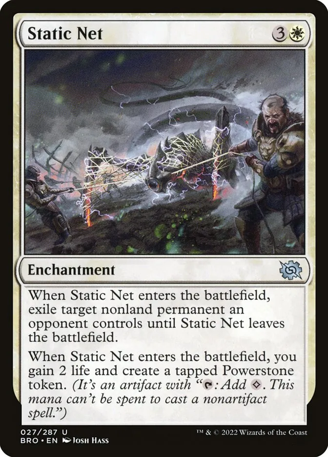 2022 The Brothers' War Static Net uncommon #27 uncommon card image