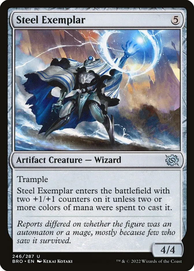 2022 The Brothers' War Steel Exemplar #246 uncommon card image