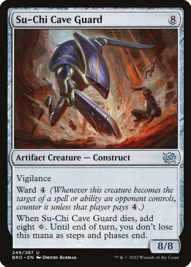 2022 The Brothers' War Su-Chi Cave Guard #249 uncommon card image