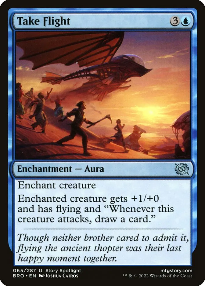 2022 The Brothers' War Take Flight uncommon #65 uncommon card image