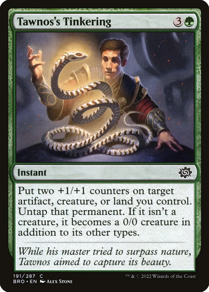 2022 The Brothers' War Tawnos's Tinkering #191 common card image