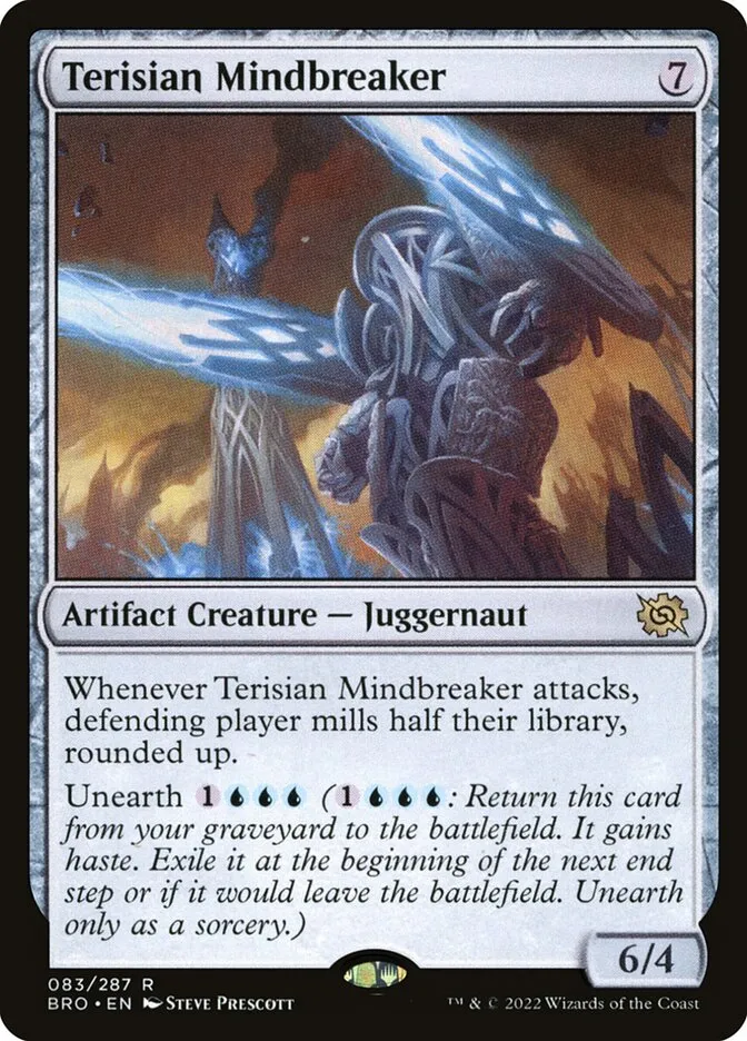 2022 The Brothers' War Terisian Mindbreaker #83 rare card image