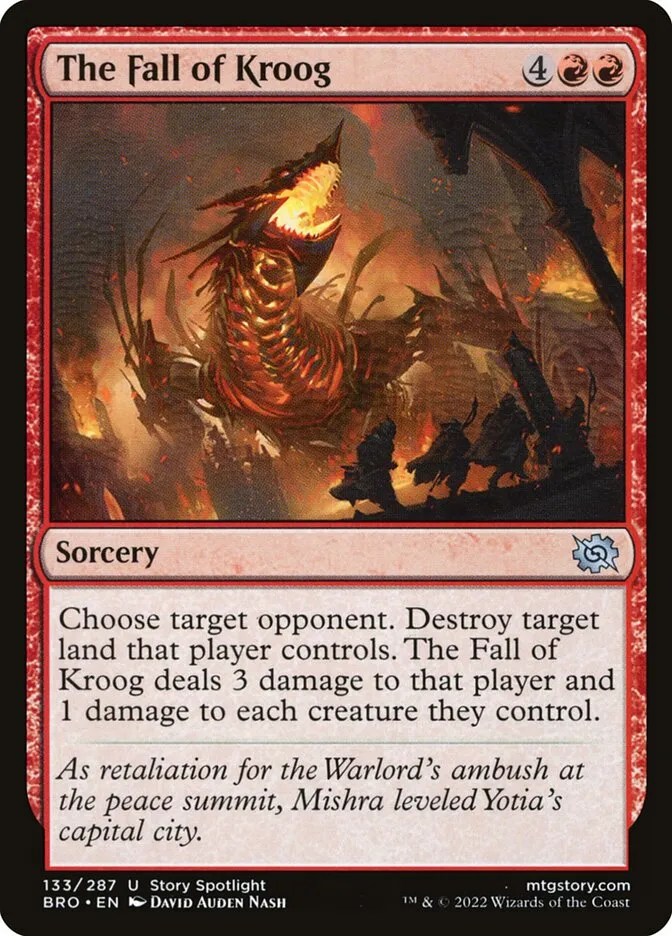 2022 The Brothers' War The Fall of Kroog #133 uncommon card image