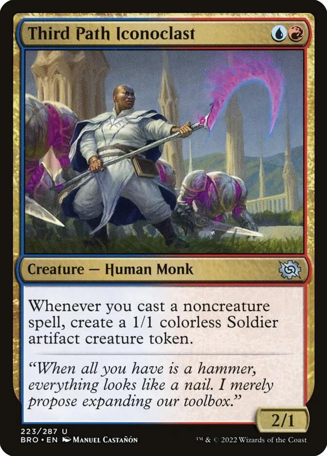 2022 The Brothers' War Third Path Iconoclast uncommon #223 uncommon card image