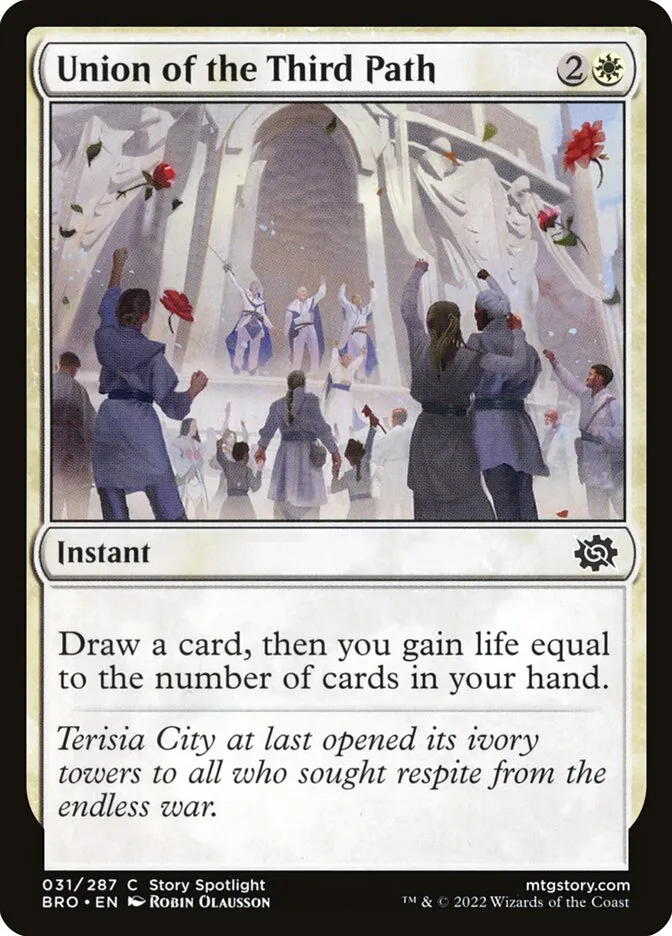 2022 The Brothers' War Union of the Third Path common #31 common card image