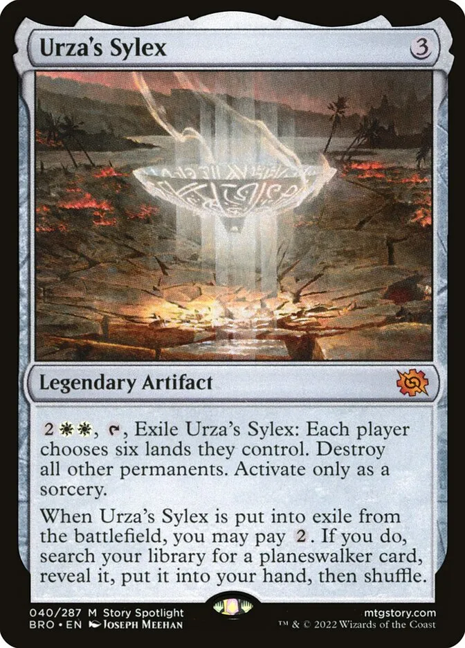 2022 The Brothers' War Urza's Sylex mythic #40 mythic card image