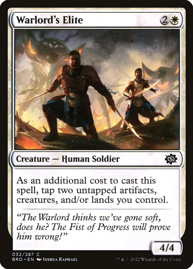 2022 The Brothers' War Warlord's Elite common #32 common card image