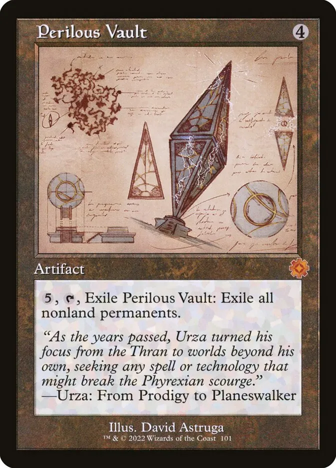 2022 The Brothers' War Retro Artifacts Perilous Vault mythic #101 mythic card image