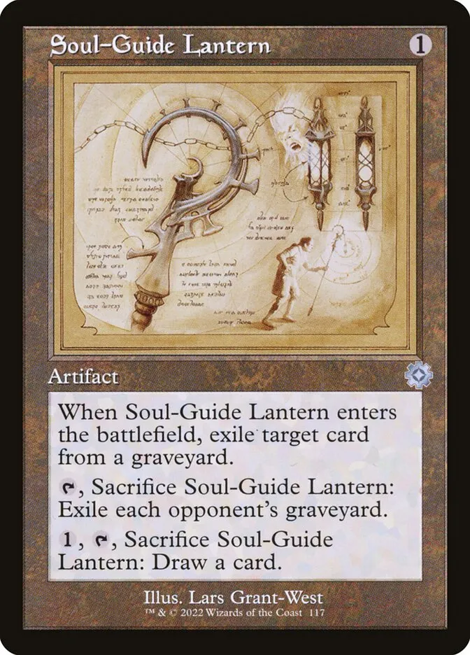 2022 The Brothers' War Retro Artifacts Soul-Guide Lantern uncommon #117 uncommon card image