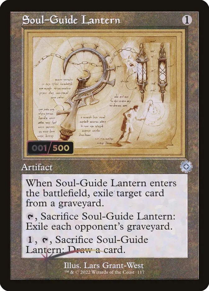 2022 The Brothers' War Retro Artifacts Soul-Guide Lantern uncommon #117z uncommon card image
