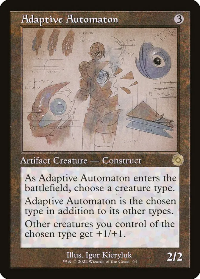 2022 The Brothers' War Retro Artifacts Adaptive Automaton rare #64 rare card image