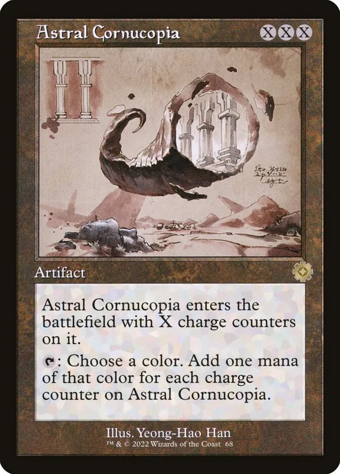 2022 The Brothers' War Retro Artifacts Astral Cornucopia rare #68 rare card image