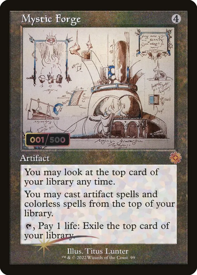 2022 The Brothers' War Retro Artifacts Mystic Forge #99z mythic card image