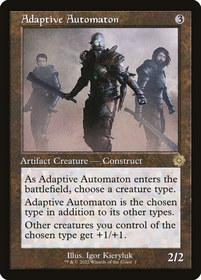 2022 The Brothers' War Retro Artifacts Adaptive Automaton rare #1 rare card image