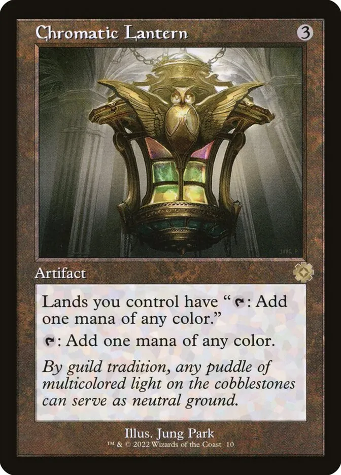 2022 The Brothers' War Retro Artifacts Chromatic Lantern rare #10 rare card image