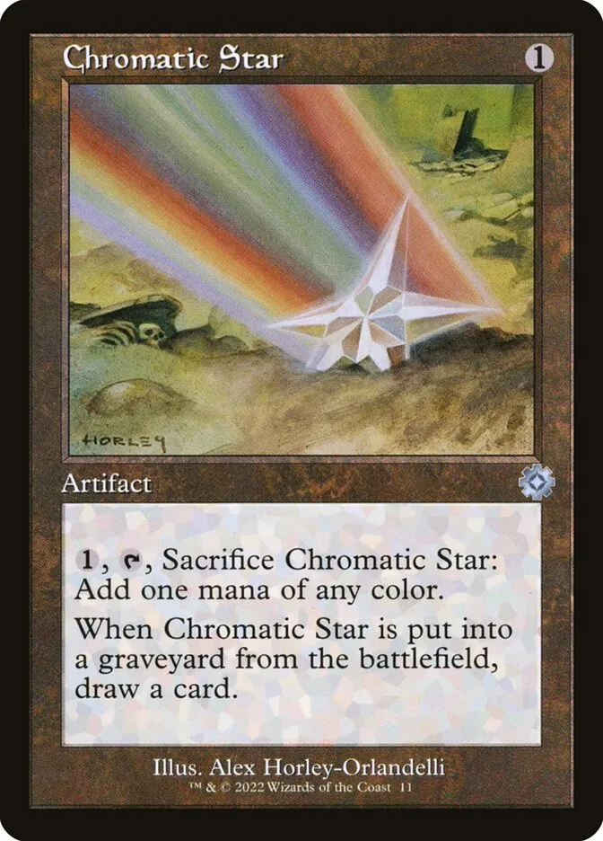 2022 The Brothers' War Retro Artifacts Chromatic Star uncommon #11 uncommon card image